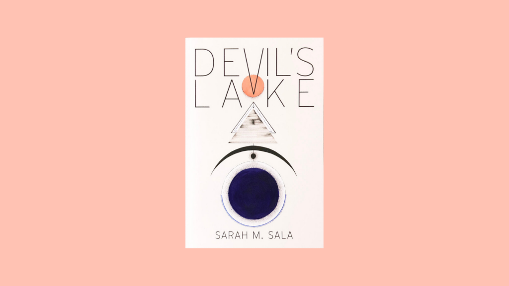 Devil's Lake by Sarah Sala Cover against a pink background